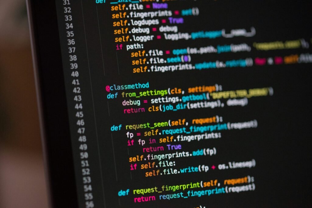 Meta Tags im Quellcode einer Webseite dargestellt.